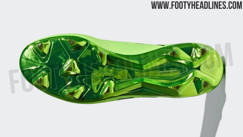 太阳能绿!阿迪达斯梅西2018世界杯战靴谍照流