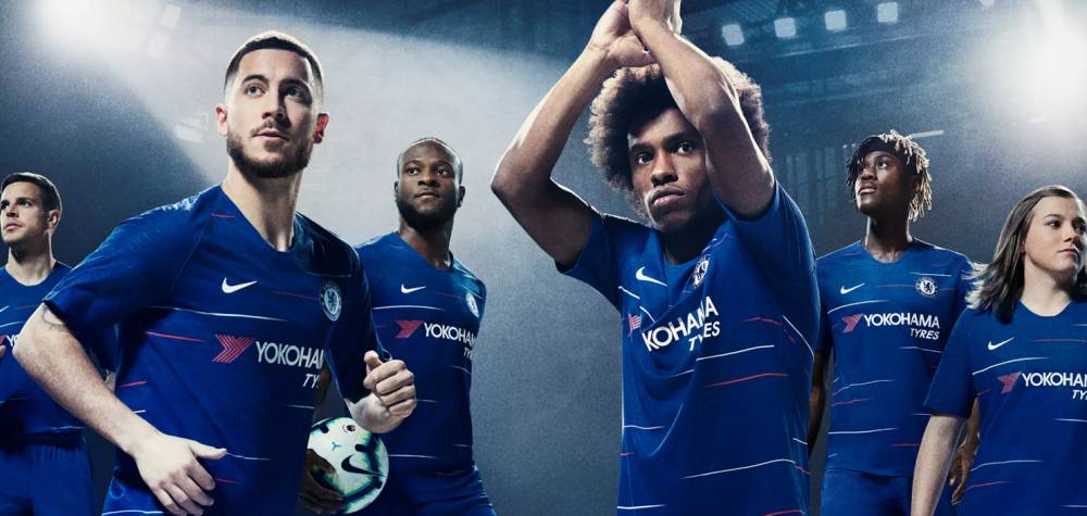 切尔西新赛季主场球衣发布:增加红白条纹