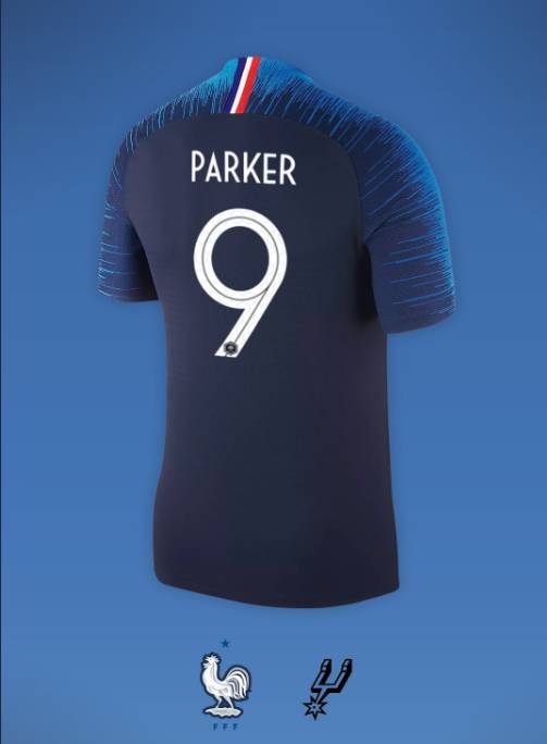 哪件漂亮?马刺官推为球员们制作世界杯球衣P