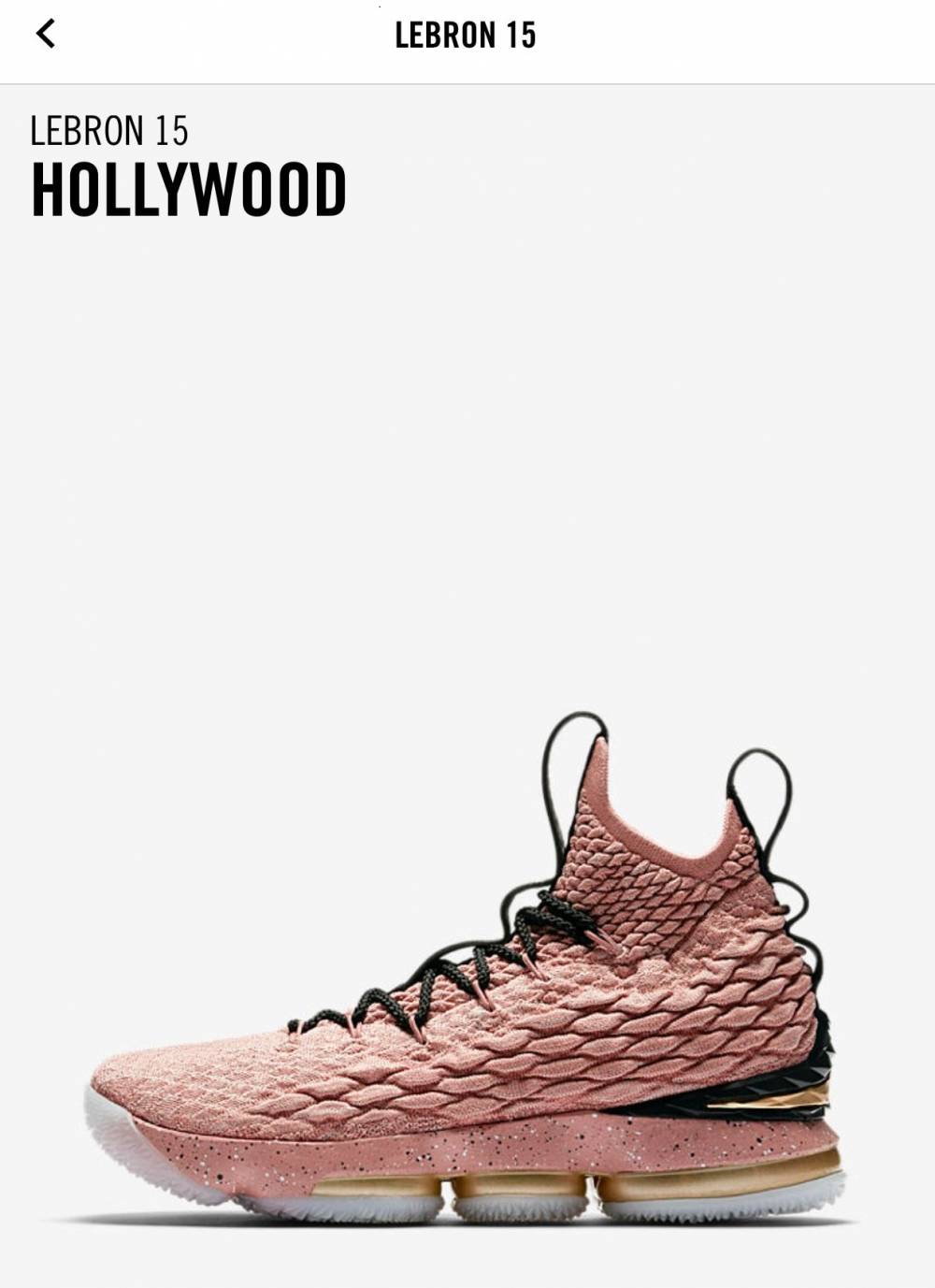 搞事情?Nike推出詹姆斯第15代战靴好莱坞配色