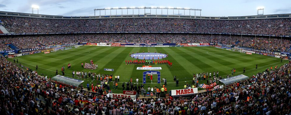 恐怖气氛!马竞主场准备40000张马赛克卡片助