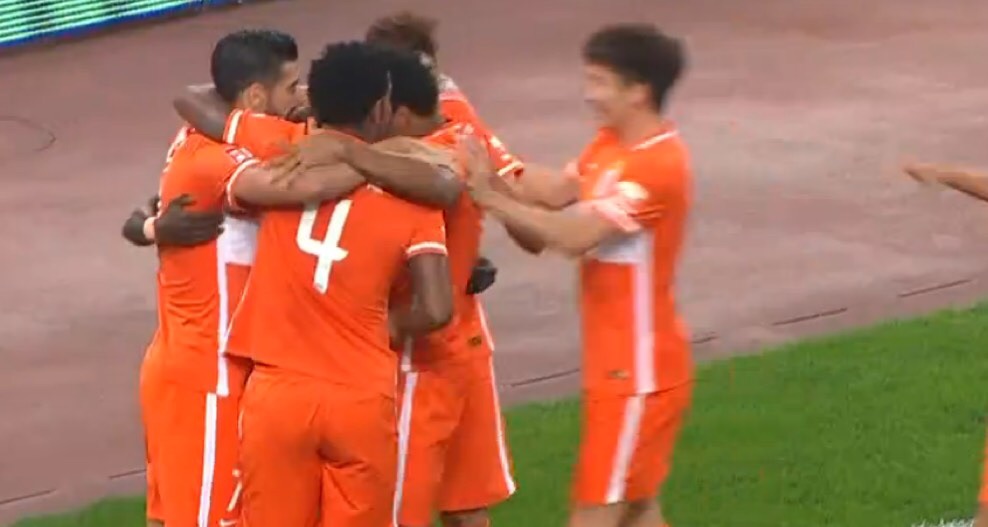 半场-佩莱助攻西塞破门 鲁能1-0领先华夏幸福