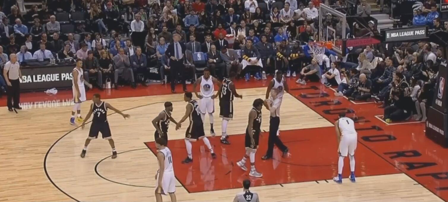 库杜合砍65+12+13德罗赞34+6 勇士客擒猛龙迎5连胜