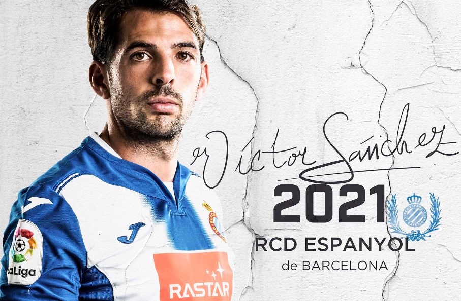 官方：西班牙人与副队长维克托-桑切斯续约至2021年