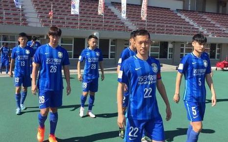 热身赛：洪正好杨笑天得分，苏宁2-0J1升班马