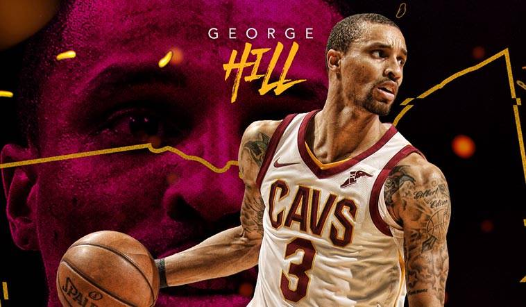 乔治-希尔生涯季后赛三分数追平艾弗森