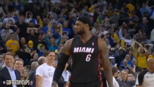 2014年热火vs勇士末节:詹库对决连续飙进关键