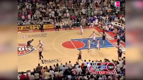经典战役!07年东决G5詹姆斯爆砍48分9板7助