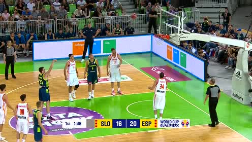 06月29日男篮世预赛 斯洛文尼亚vs西班牙 全场