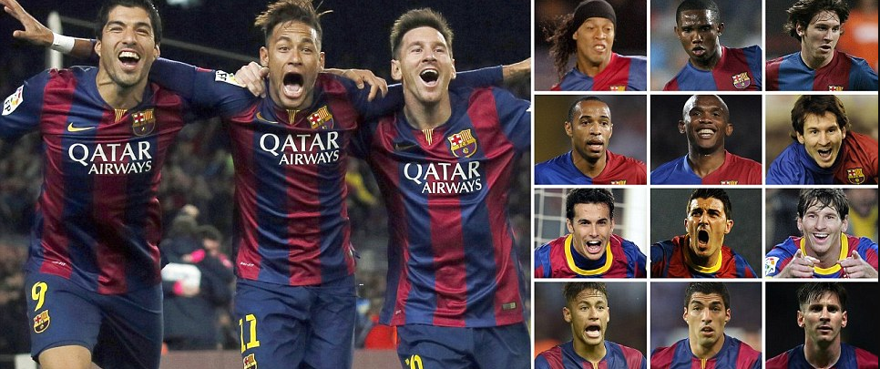 媒体盘点巴萨历届三叉戟组合 msn火力无敌