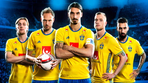 瑞典国家队公布欧洲杯23人大名单:伊布领衔