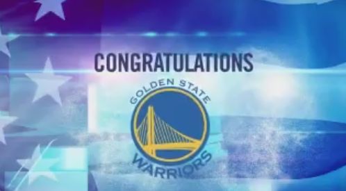 MSN出镜,巴萨官推祝贺勇士夺冠-直播吧zhibo