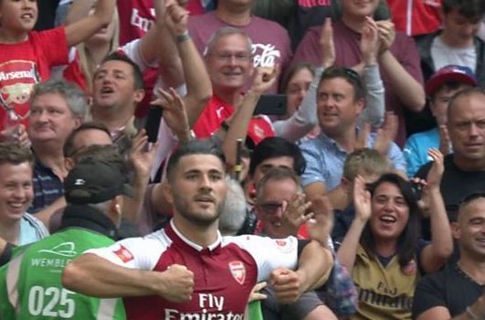 社区盾杯-佩刀染红 阿森纳点球5-2胜十人切尔西