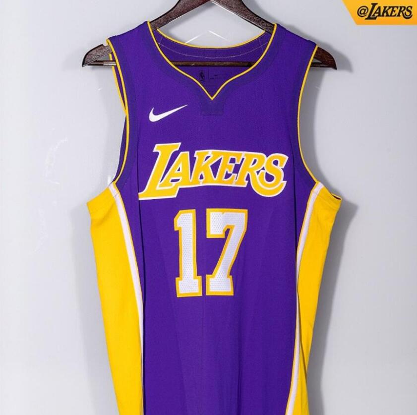 湖人明日对阵快船将本赛季首次穿着紫金球衣