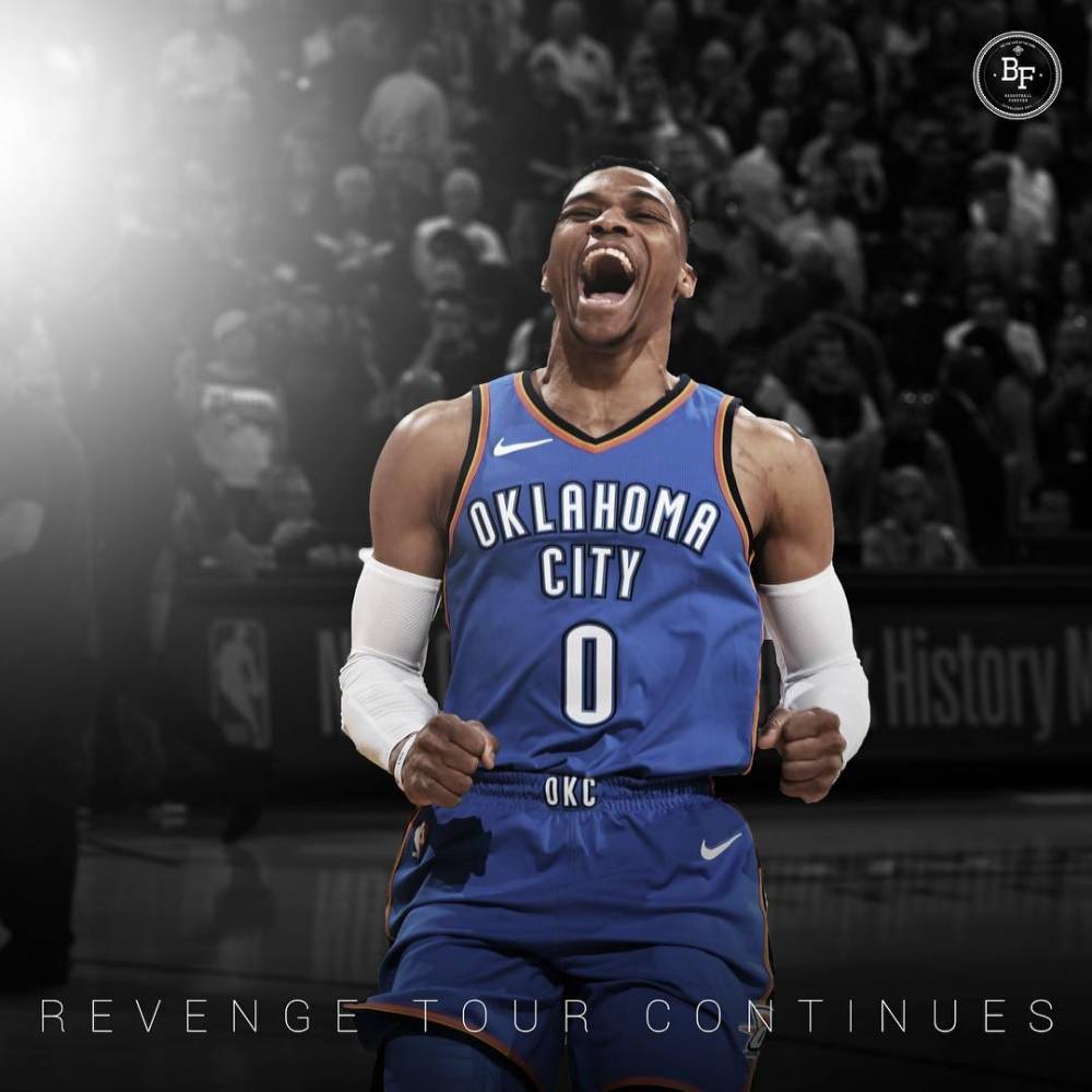 【感恩图报】乔治38分 雷霆大胜勇士 哈登生涯