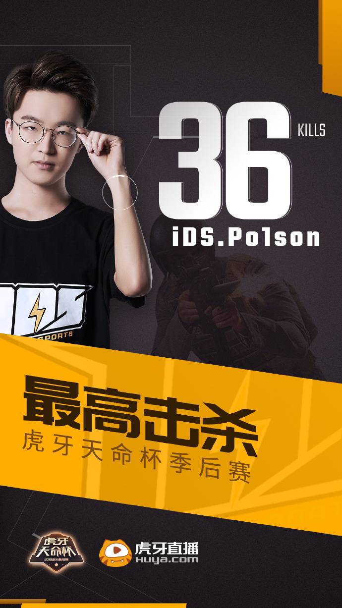 虎牙天命杯季后赛最数据韦神道具之王毒药双榜第一