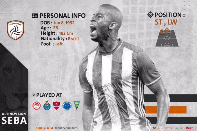 官方:前重庆外援塞巴加盟沙特俱乐部,中超12场
